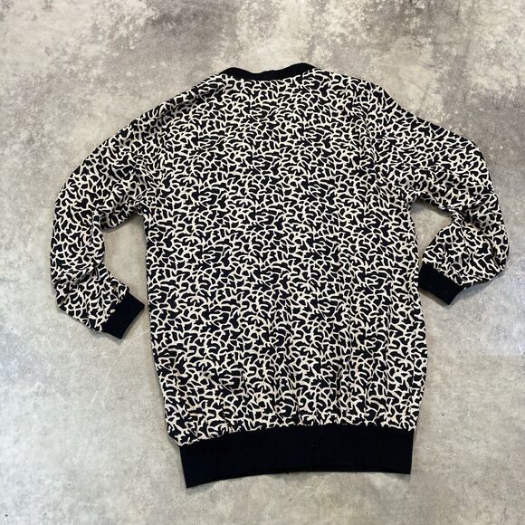 Richard Warren Top Women 12 Silk Printed Long Sleeve Pockets Button Up Vtg‎ - Picture 10 of 13